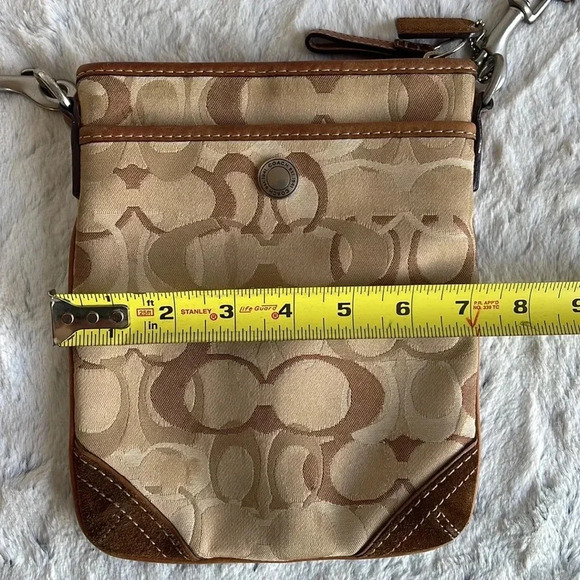 COACH OPTIC SIGNATURE SWINGPACK CROSSBODY  SHOULDER BAG - Picture 16 of 16